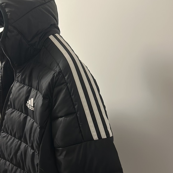 Adidas 3 stripes mid length jacket - Picture 4 of 10